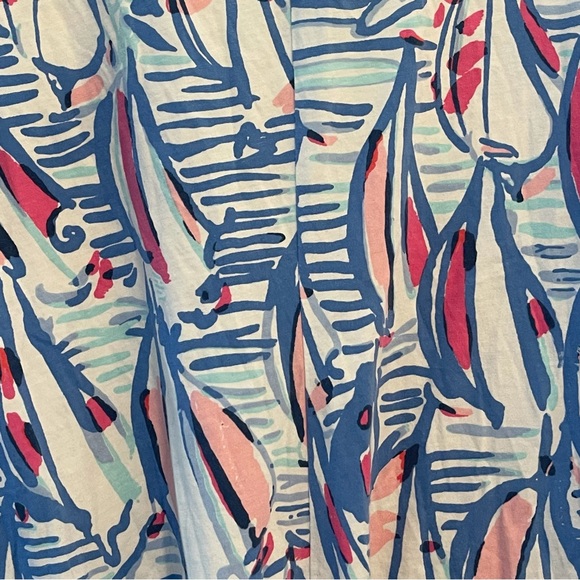 Lily Pulitzer       Red Right Return Marlowe Boatneck T-Shirt Dress - Picture 4 of 11